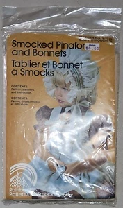 Vintage Rainbow Hill Pattern 9-1279 Smocked Pinafore and Bonnets ~ Size 1 - 10 - Picture 1 of 2