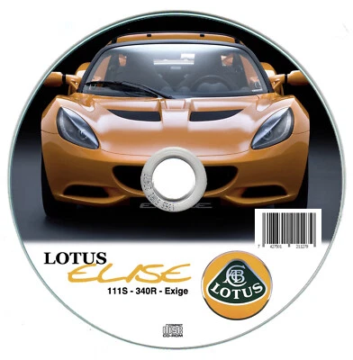 Lotus Elise (1996-2000)  manuale officina su Cd - Immagine 1 di 4