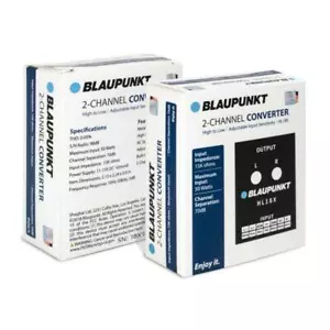 Blaupunkt HL18X 2 Kanal Hoch zu Tief Einbau 12 V Fern Wasserwaage Konverter - Bild 1 von 1
