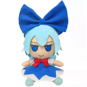 Neu Anime Touhou Project Cirno Plüschpuppe Cosplay Stofftier Überwurfkissen 20 cm - Bild 1 von 7