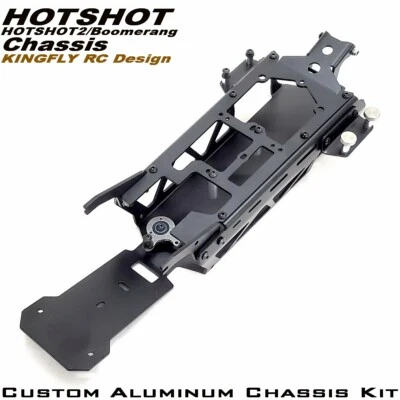 Custom Aluminum Chassis Kit for TAMIYA Hotshot/Hotshot 2/Boomerang Chassis - Image 1 of 4