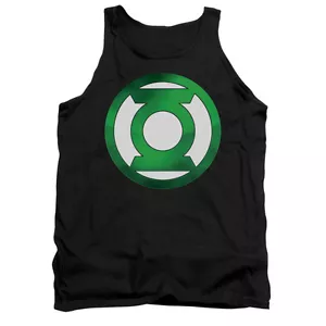 GREEN LANTERN GREEN CHROME LOGO Licensed Men's Tank Top Sleeveless SM-2XL - Picture 1 of 2