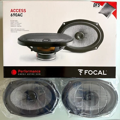 Focal 690AC 6x9 Performance Access Series 2-Way Coaxial Car Speakers Kit - Pair - Image 1 of 4