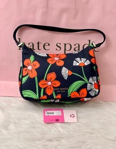 Bolso de hombro pequeño Kate Spade the little better sam daisy vines de nailon nuevo con etiquetas - Imagen 1 de 10