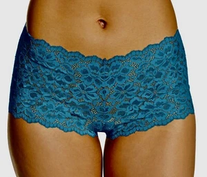 MAIDENFORM Sexy Must Haves Azul Teal Encaje Cheeky Boyshort Panty Mujer Talla 2XL 9 - Imagen 1 de 6