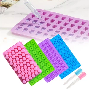 Silicone Gummy Bear Mould 6 Pack for Chocolate Jelly Sweets Ice Cube Making - Picture 1 of 9