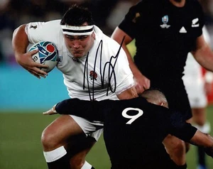 Jamie GEORGE Signed Autograph England Rugby Hooker RUGBY 10x8 Photo 2 +RD COA - Picture 1 of 1