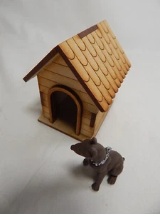 Casa de muñecas miniatura escala 1:12 casa de animales mascota perro cachorro con casa #Z271 cierre - Imagen 1 de 10