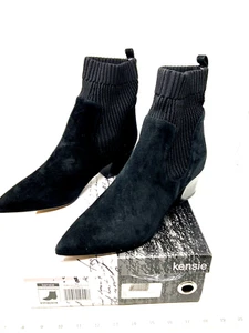 New Kensie Womens Lylla Black Boot Size 11 - Picture 1 of 11