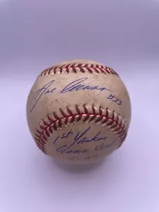 Jose Canseco Signed Inscribed 1st Yankee Game Used 2000 MLB Baseball JSA COA - Picture 1 of 9
