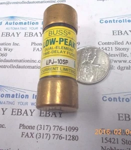 Buss/Bussmann LPJ-10SP Fuse/Fuses 600VAC - Picture 1 of 2