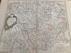 1751 Vaugondy Map of Westphalia, Germany (Bremen, Cologne, Bonn, etc.) - Picture 1 of 10