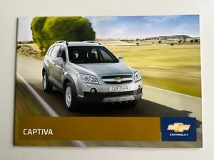 Chevrolet UK Captiva 2.0 Turbo Diesel 2.4 Benzin Prospekt 2008 - Bild 1 von 1