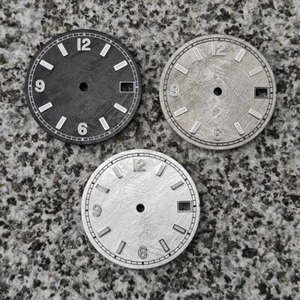 Neu 28,5 mm leuchtendes metallisches Meteorit Zifferblatt Datum für NH35/36 - Bild 1 von 6