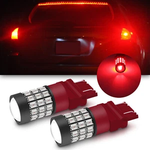 For Jeep Grand Cherokee 1996-2021 Red LED Brake Stop Tail Light Bulbs 3157 Pair - Imagen 1 de 6