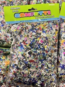 Jumbo and Small Foil Confetti Card Making Scrapbooking, Crafting - Picture 1 of 4