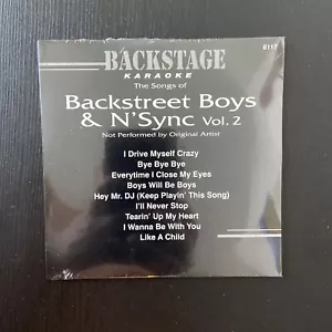 KARAOKE The songs of Backstreet Boys & N'sync Vol .2 (CD+G ,VOLUME 6117) - Picture 1 of 2