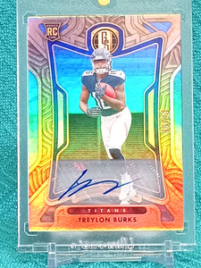 2022 Gold Standard Treylon Burks RC Autograph 20/25 Tennessee Titans