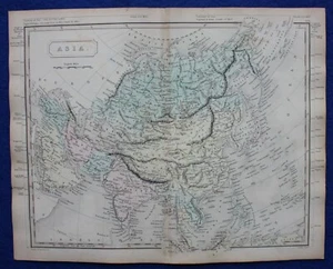 ASIEN, INDIEN, CHINA, RUSSLAND, JAPAN original antike Atlaskarte, Samuel Butler 1860 - Bild 1 von 3