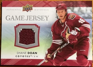 2007-08 Upper Deck UD Game Jersey Shane Doan #GJ2-SD Phoenix Coyotes - Picture 1 of 2