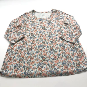 J.Jill Pima Manga 3/4 Scoop Plus 2X Pullover Top Estampado Floral - Imagen 1 de 9
