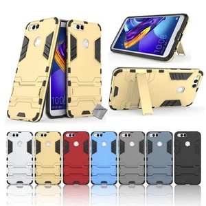 Housse etui coque rigide anti choc pour Huawei Honor 7X + verre trempe - Photo 1 sur 3