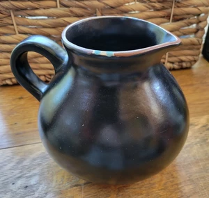 Dansk International (Portugal) Mesa 6" BROWN Water Pitcher Stoneware 48oz. - Picture 1 of 4