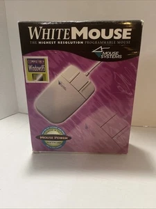 Ratones de ordenador vintage para ratón universal blanco - Imagen 1 de 8