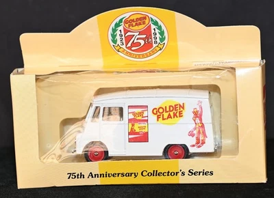 Morris LD 150 Van Golden Flake 75th Anniversary 1:43 Lledo Days Gone in box - Image 1 of 4
