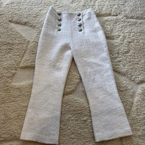 Balmain cropped tweed flared trousers Size 40 $1350 - Picture 1 of 5