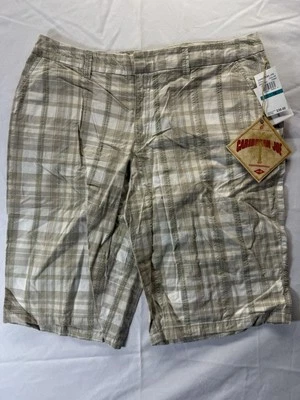 Nuevo con etiquetas Pantalones Cortos Caribbean Joe Chinos Para Mujer Talla 16 Caqui A Cuadros Aire Libre Senderismo Foto 1 de 4