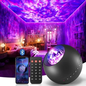 Projector 20 Lighting Modes Star Projector, HiFi Bluetooth Speaker  Projec - Picture 1 of 7