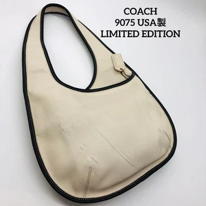 Vintage Coach 9075 Ergo One-Shoulder Bag Made in USA Very Rare From Japan Used ! - Picture 1 of 17