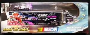 Racing Champions Under The Lights Jeff Burton Nascar Transporter & Stock Car - Picture 1 of 3