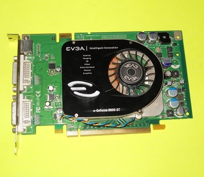 EVGA E-GeForce 8600GT Graphics Card 256MB PCI-E - Image 1 of 3