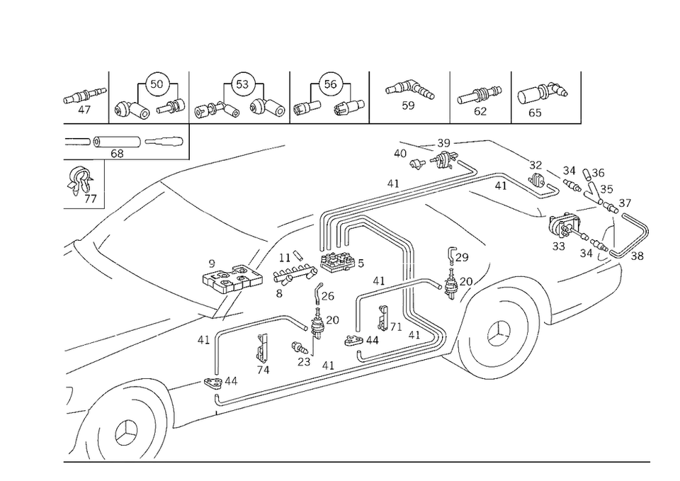 Genuine Mercedes-Benz Actuator 140-800-17-75 - Image 1 of 1