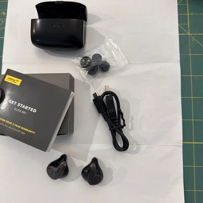 JABRA ELITE 65T TRUE WIRELESS EARBUD HEADPHONES - TITANIUM BLACK USED - Image 1 of 4