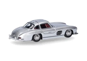 1/87 Scale Diecast Herpa 430975 Mercedes-benz 300 SL (W198) Silver Metallic - Picture 1 of 4