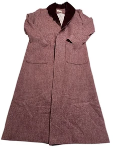 Cappotto lungo Maria de la Orden colore rosso - Foto 1 di 3
