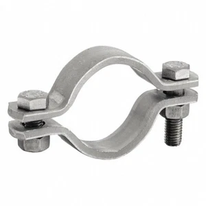 Mittlere Rohrschelle Stil 212 Edelstahl für Rohrgröße 4" (4,5" Außendurchmesser) - Bild 1 von 13