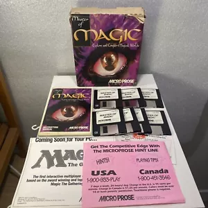 Master Of Magic - IBM PC 3,5" - MicroProse - Scatola grande completa - 7 dischi - 1994 - Foto 1 di 14