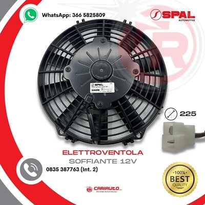 Ventilatore Soffiante Ventola Assiale Spal VA07-AP12/C-31S, 12v Diametro 225mm - Immagine 1 di 4