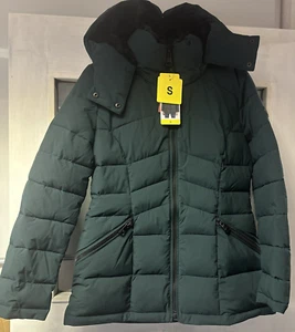 Andrew Marc Ladies Walker Winter Jacket Coat in Emerald Green Size Small 8-10 - Picture 1 of 4