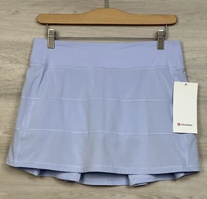 Lululemon Pace Rival MR Skirt Long 3.5” Liner Size 8 Pastel Blue 50828. - Picture 1 of 5