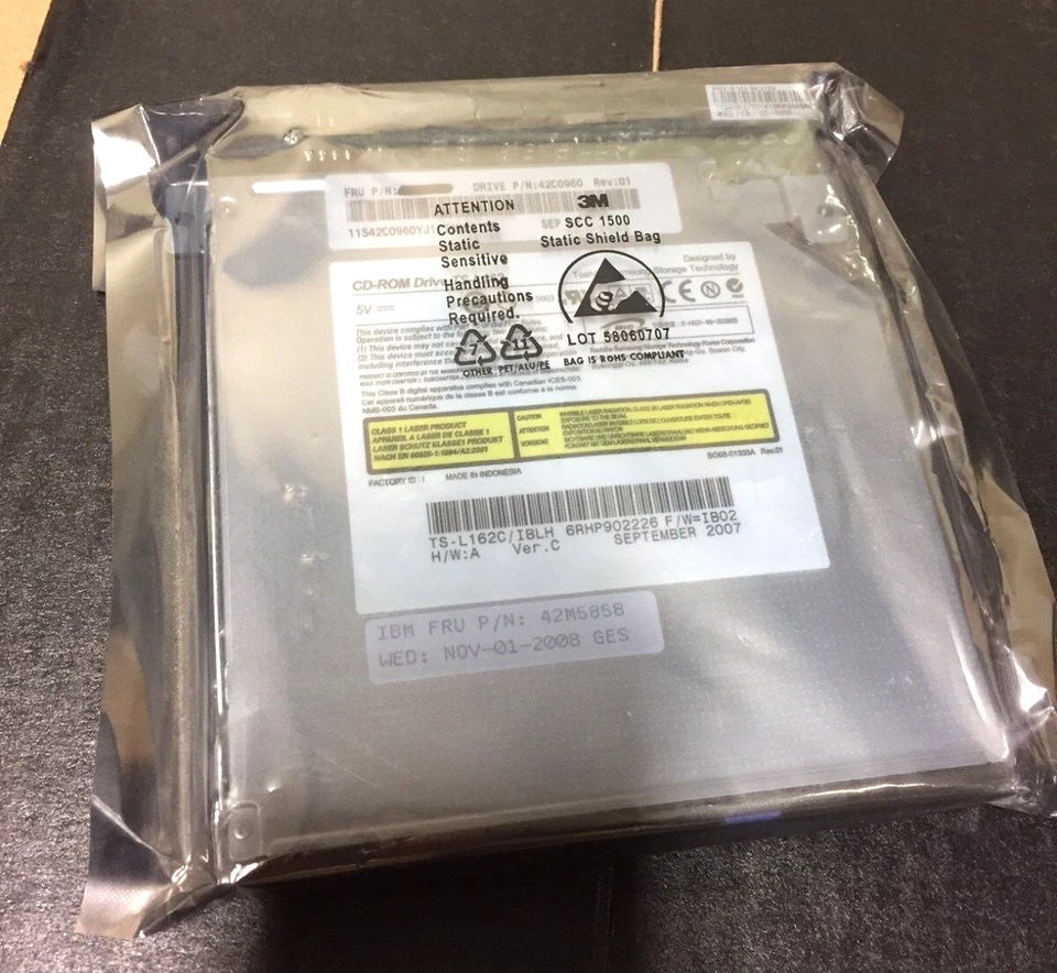 42M5858 IBM POS 4800 24x SATA CD-Rom ¡MONTAJE COMPLETO! TS-L162 42C0960  Foto 1 de 1