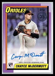 2025 Topps Series 1 90A-CMT Chayce McDermott Orioles RC Auto - Picture 1 of 2