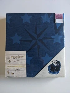 Duvet Cover Set - Double 200x200cm; 2 Pillowcase; Harry Potter Ravenclaw; Dunelm - Picture 1 of 7