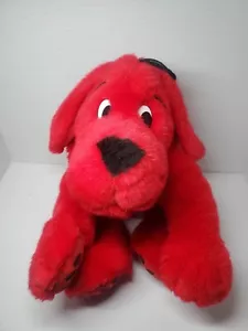 15" Clifford Big Red Dog Floppy Plush Stuffed Animal Scholastic Side Kicks 1997 - Picture 1 of 5