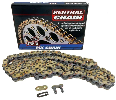 Renthal R1 520 MX Chain 116 Links 520MX 125 250 350 450 CRF KXF YZF KTM RMZ C126 - Image 1 of 4