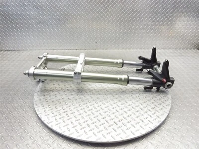 2012 08-13 Ducati 848 Superbike Front Fork Suspension Damper Triple Tree - Image 1 of 4